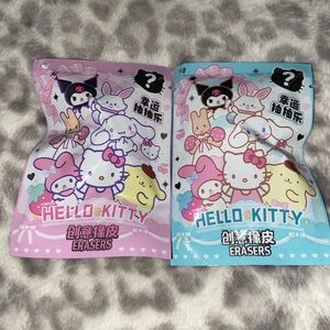 Mystery Packs Of Sanrio Erasers